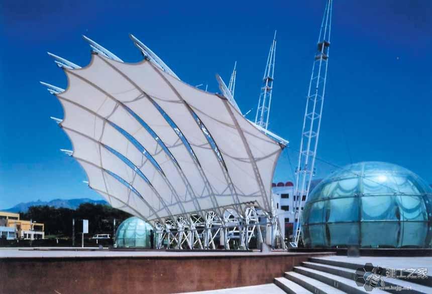 雄安新区车棚膜结构网架